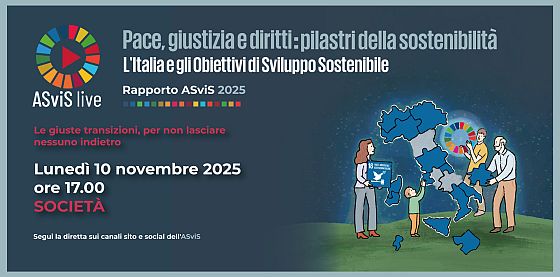 Il 10 novembre il secondo ASviS Live sui temi sociali a partire dal Rapporto ASviS 2025