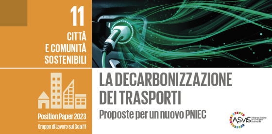 L’ASviS lancia un Position paper per decarbonizzare i trasporti, verso un nuovo Pniec