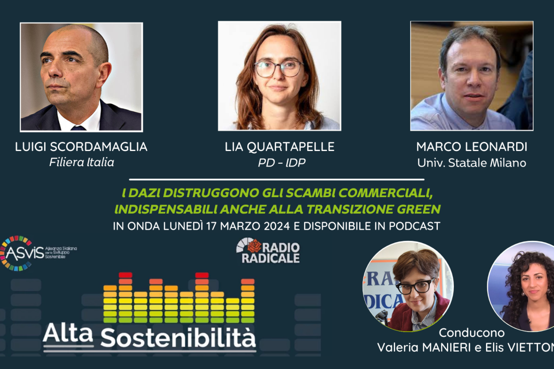 I dazi di Trump distruggono gli scambi commerciali, indispensabili anche alla transizione green