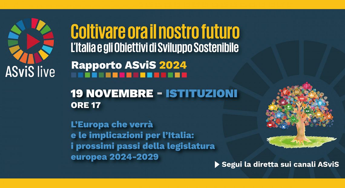 Il 19 novembre il primo incontro sul Rapporto ASviS 2024 a tema istituzioni