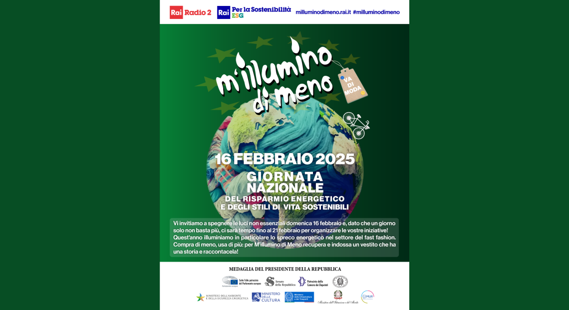 M’illumino di meno 2025: le novità dell’edizione e le azioni della rete ASviS 