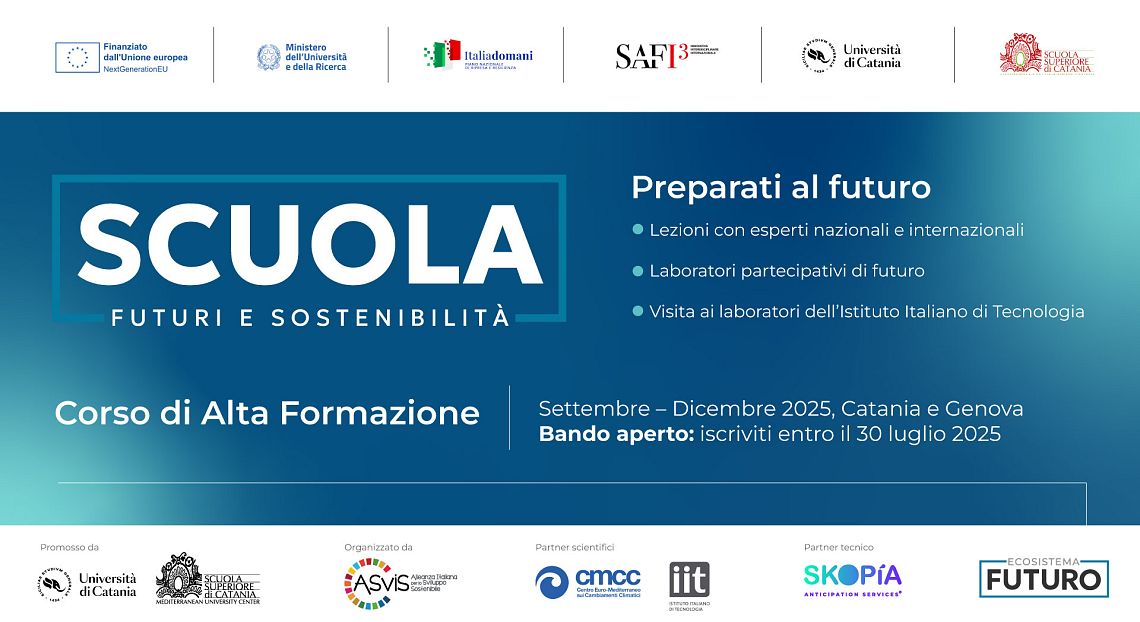 Nasce la Scuola “Futuri e Sostenibilità”: i giovani si preparano al cambiamento