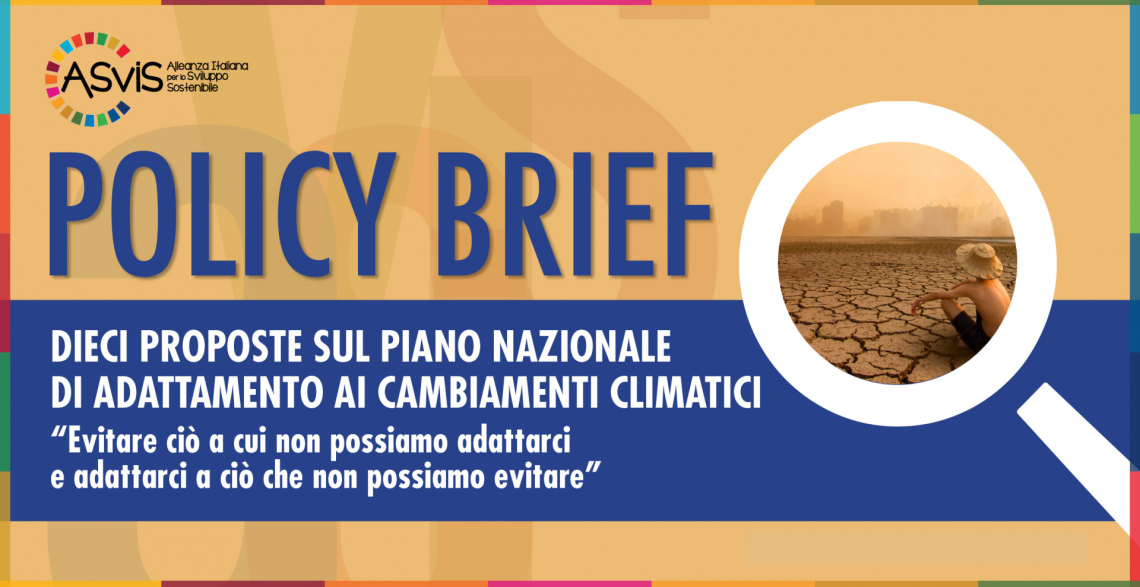 Dieci proposte sul Piano di adattamento ai cambiamenti climatici
