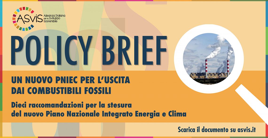 Le dieci proposte dell'Alleanza per il Piano nazionale integrato energia e clima