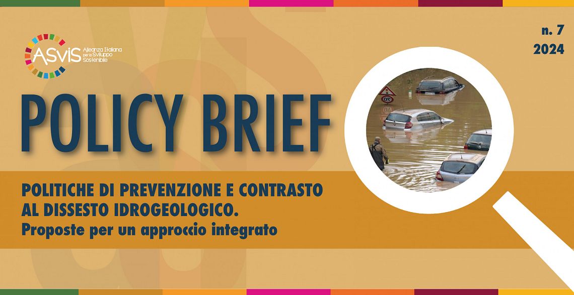 Policy brief ASviS dissesto idrogeologico: poca prevenzione, e i danni aumentano