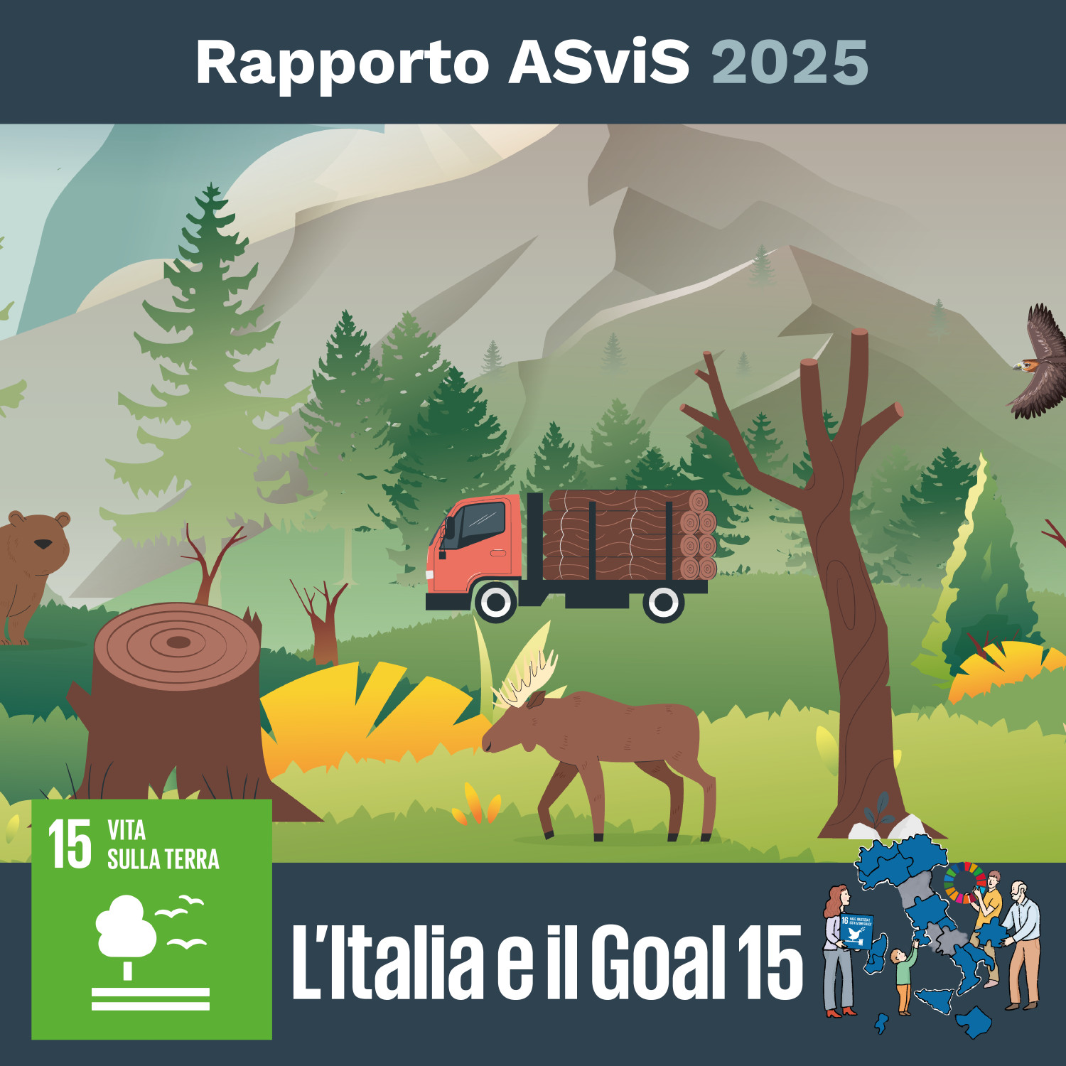 UN GOAL AL GIORNO. Italia in ritardo sulla tutela naturale: crescono disuguaglianze e rischi per gli ecosistemi